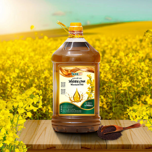 Local Maghi Sarisha Oil/দেশি মাঘী সরিষার তেল (5 Liter)